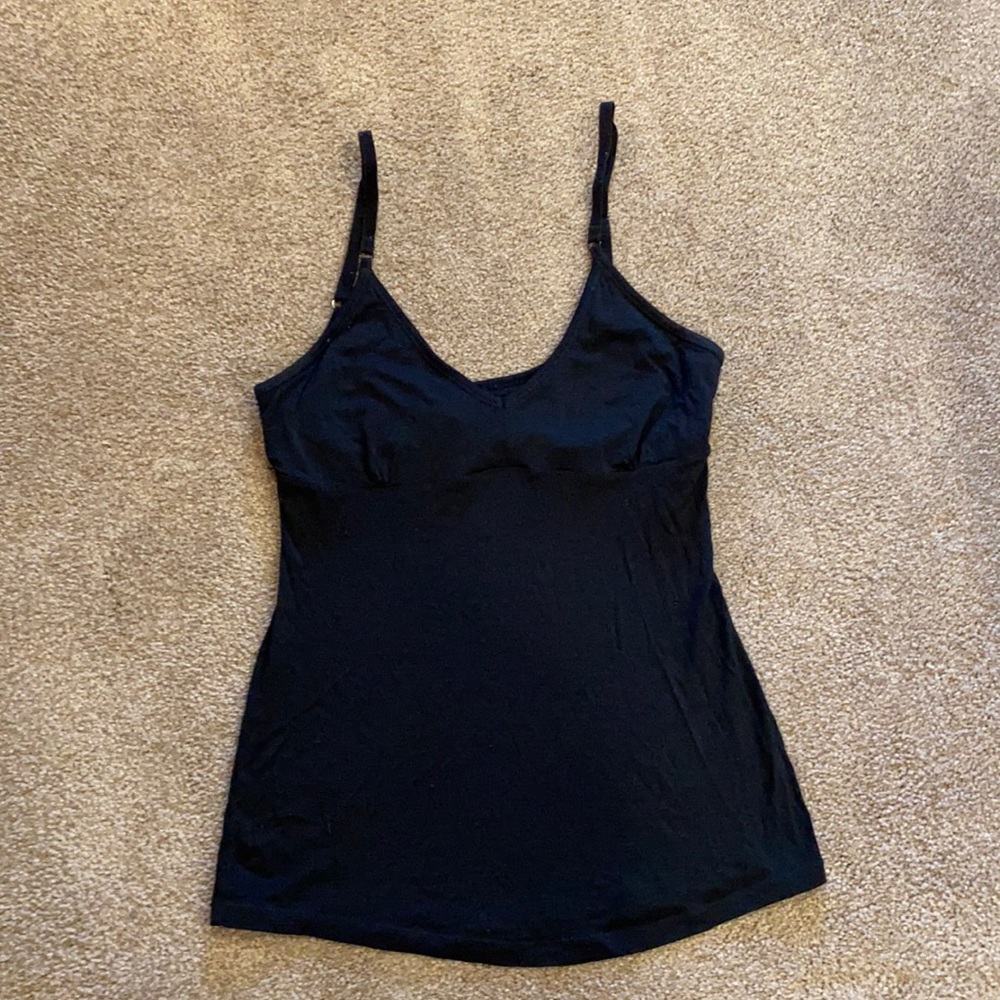 Icebreaker Black Siren Tank with Shelf Bra S